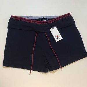 FILA Navy Blue Betty Sweat Shorts